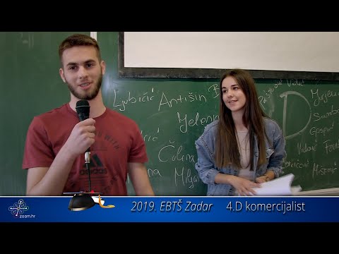 2019 EBTŠ Zadar - Predstavljanje 4.D - Maturalna Zabava