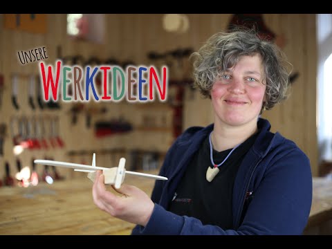 Kleines Flugzeug von die Werkkiste - Tolles Laubsäge-Bauprojekt für Kinder