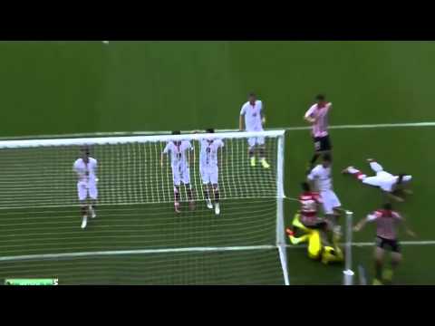 Increible Gol Olímpico Susaeta Athletic de Bilbao vs Sevilla 1-0 27/04/2014