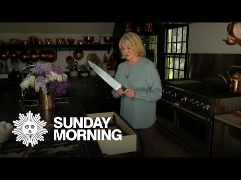 Martha Stewart's re-organized kitchen