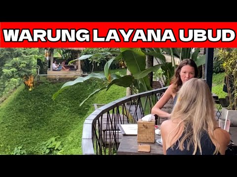 Warung Layana, tempat makan yang ada air terjun nya di ubud