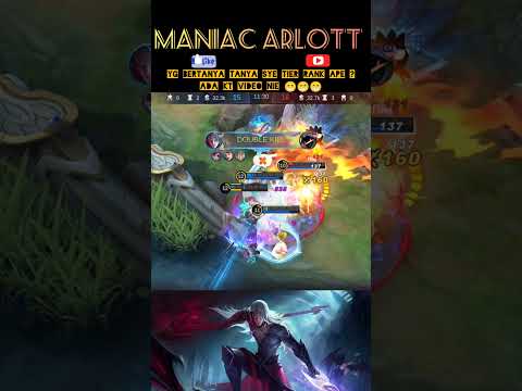 ARLOTT Maniac!!Build Semi~tank New Emblem #arlott #arlottgameplay #arlottmlbb #maniac #mlbbesports