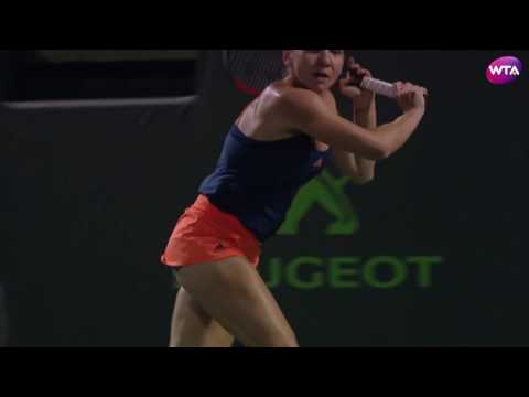 2017 Miami Open Third Round | Halep vs Kontaveit | WTA Highlights