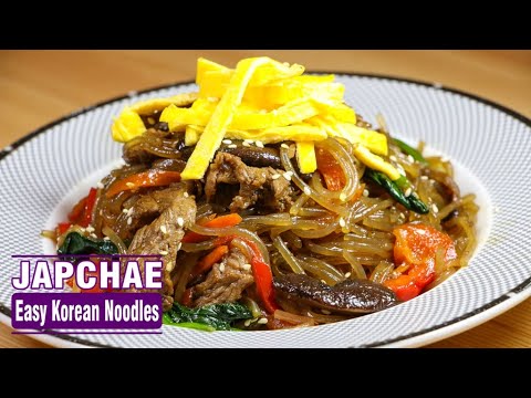 JAPCHAE - Easy Korean Noodles Recipe