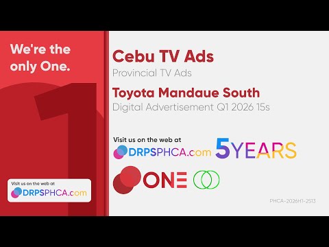 Toyota Mandaue South Digital Ad Q1 2026 15s (Cebu) [1:1/ST]