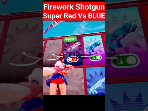 I LEAKED THE FIREWORK SHOTGUN IN SUPER RED VS BLUE