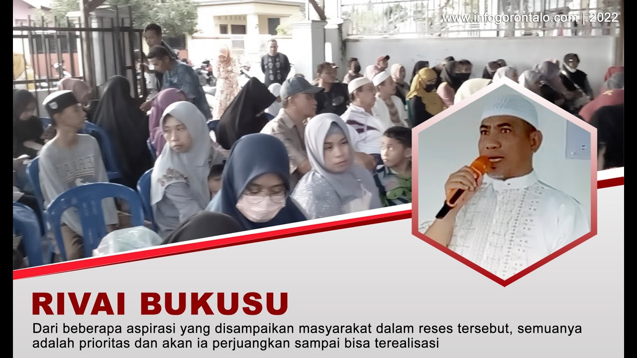 Rivai Bukusu : Semua Aspirasi Masyarakat Adalah Prioritas