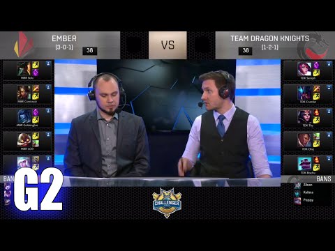 Team Dragon Knights vs Ember | Game 2 Week 5 S6 NACS Spring 2016 | TDK vs MBR G2 W5