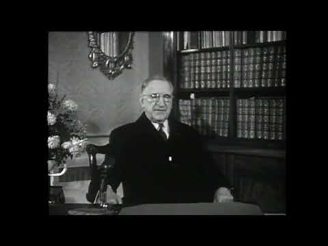 President of Ireland Éamon de Valera on the Threat & Potential of Television & Radio, 1961