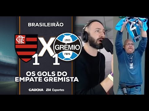 OS GOLS DO EMPATE HERÓICO DO GRÊMIO NA VOZ DE MARCELO DE BONA | FLAMENGO 1x1 GRÊMIO | 31/08/2025