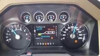 preview picture of video 'F250 2012 6.2 L 4x4 running on empty, tow mode.'