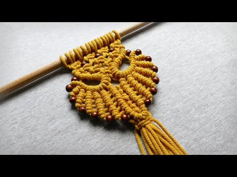 DIY Macrame Star Ornament Tutorial Handmade Christmas Tree Decoration