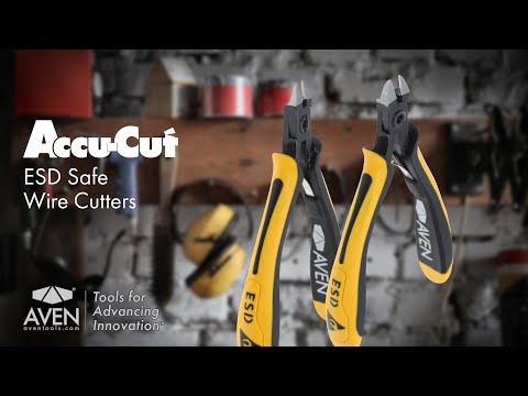 Aven 10821S Premium Semi-Flush Diagonal Cutter, 130 mm L, 0.2 - 1.25 mm, Oval Jaw