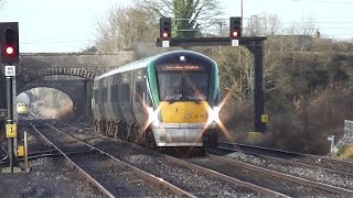preview picture of video 'IE 22000 Class ICR Train number 22332 - Kildare Station, Ireland'