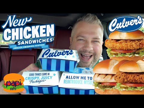 Culver’s NEW Chicken Sandwiches Review