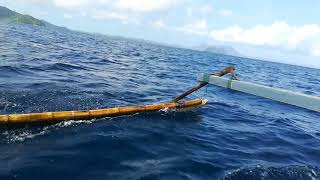 preview picture of video 'Outrigger canoe on water, the best sailing boat in the world probably'