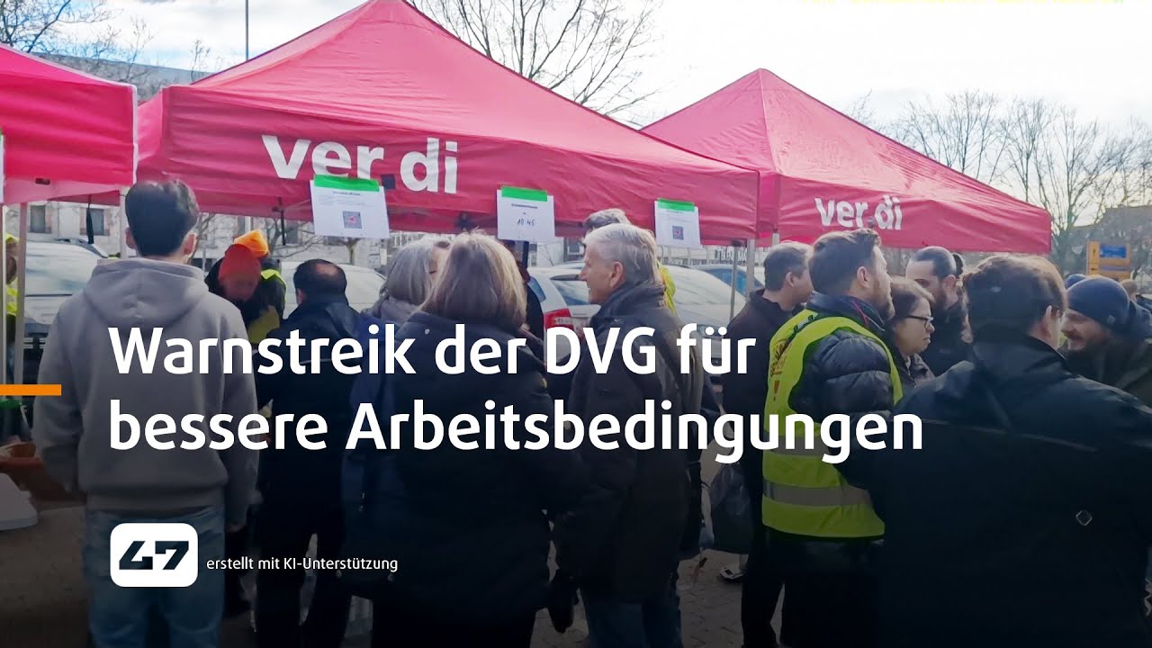 STUDIO 47 .live | WARNSTREIK DER DVG – MITARBEITENDE FORDERN VERBESSERTE ARBEITSBEDINGUNGEN