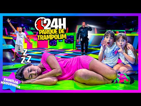 PASSAMOS A NOITE NUM PARQUE DE CAMA ELÁSTICAS ★ FAMÍLIA MASUDINHA ★