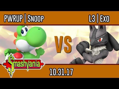 SmashVania - L3 | Exo (Lucario) vs PWRUP | Snoop (Yoshi) - Wii U