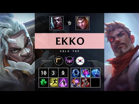 Ekko Top vs Jayce - KR Master Patch 25.05