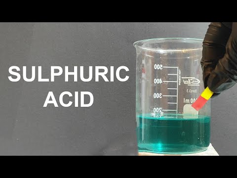 Making Sulphuric acid (Easiest way)