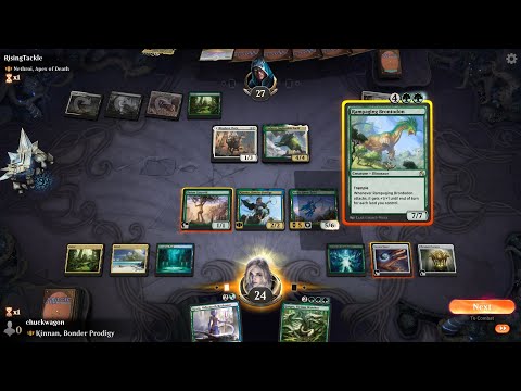 MTG Arena: Historic Brawl | Kinnan, Bonder Prodigy vs Nethroi, Apex of Death