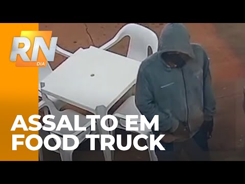 Assaltante rouba Food Truck, leva celulares e 200 reais de clientes