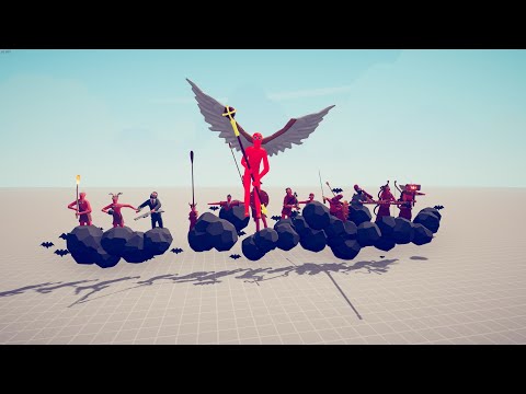 SUMMONER and RANDOM UNITS vs ARMIES Totally Accurate Battle Simulator TABS