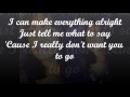 STAY   BY  BARRY MANILOW  WITH  LYRICS