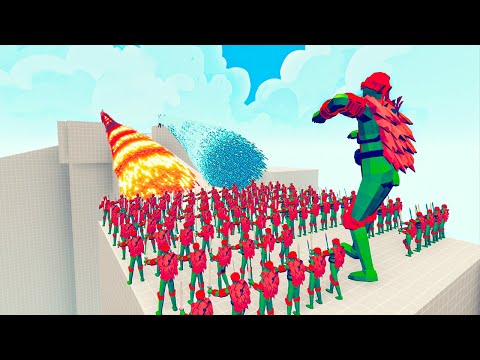 100x TMNT RAPHAEL + 1x GIANT vs EVERY GODS - Totally Accurate Battle Simulator TABS