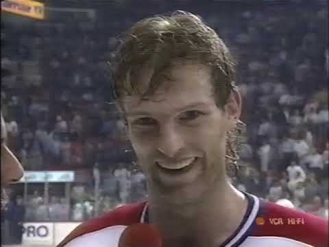 1993 Stanley Cup Finals - L.A. Kings at Montreal Canadiens: Final Moments of Game 5 and Aftermath.