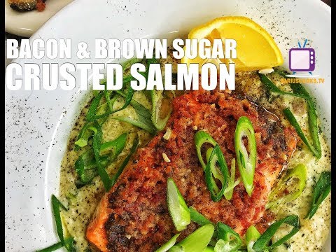 Bacon & Brown Sugar Crusted Salmon