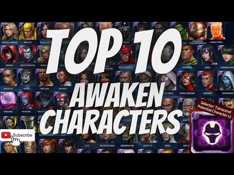TOP 10 TRANSCEND AWAKEN - GUIDE 2022. RANKING BF Selector: Transcend Potential | Marvel Future Fight