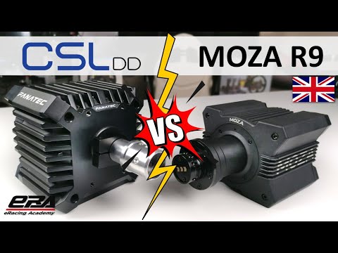 ☠ Moza Racing R9 VS Fanatec CSL DD "8NM" (Comparsion) 🔥