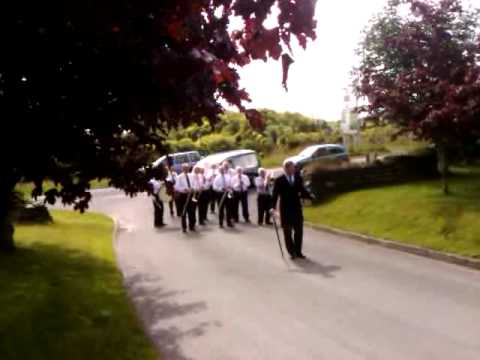Ian Wheeler's funeral parade, Bodmin, Cornwall  6 July 2011