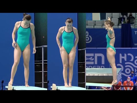 QQQsports - Kaja Skrzek from Poland - 3m Springboard Diving Highlights #diving