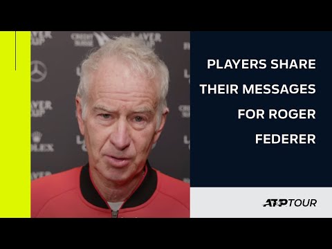 Теннис Players Share Their Messages for Roger Federer | #RForever