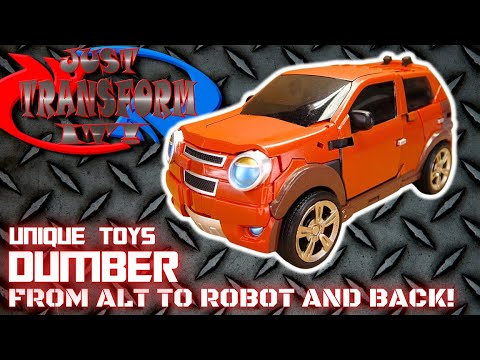 JUST TRANSFORM IT!: Unique Toys Dumber (RotF Mudflap)