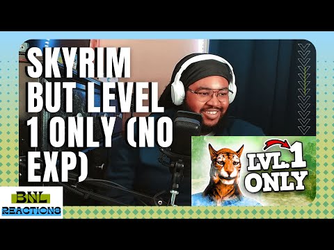 CAN YOU BEAT SKYRIM AT LEVEL 1 ONLY CHALLENGE  (Reaction) | The Spiffing Brit