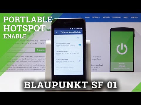 How to Set Up Wireless Access Point in BLAUPUNKT SF 01 - Share Wi-Fi / Enable Portable Hotspot