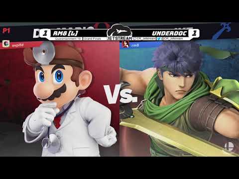 Quarantainment 19 Grand Finals - Underdoc (Dr Mario) Vs. rm8 [L] (Ike) Smash Ultimate - SSBU