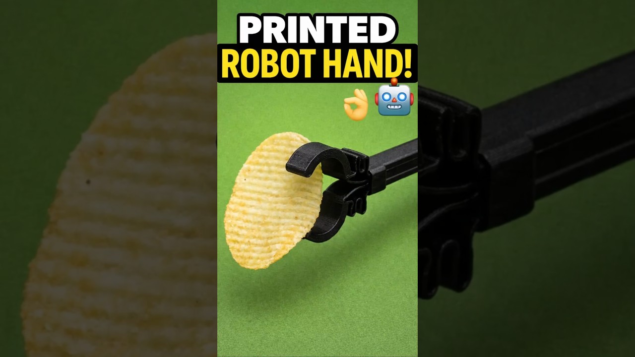 Little Robot Hand V2 🤖 Fast Print in Black