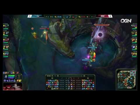 [Highlights] CJ vs ESC Game 1 LCK mùa hè 2016