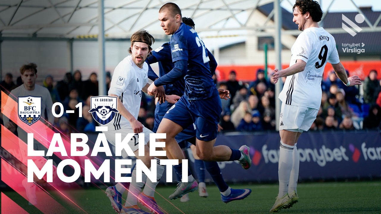 B Daugavpils vs FK Grobiņa Highlights