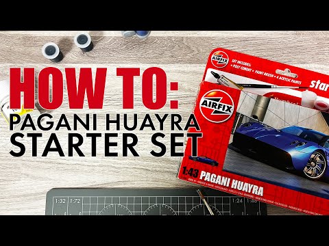 How To: Airfix Starter Set- Pagani Huayra (A55008)
