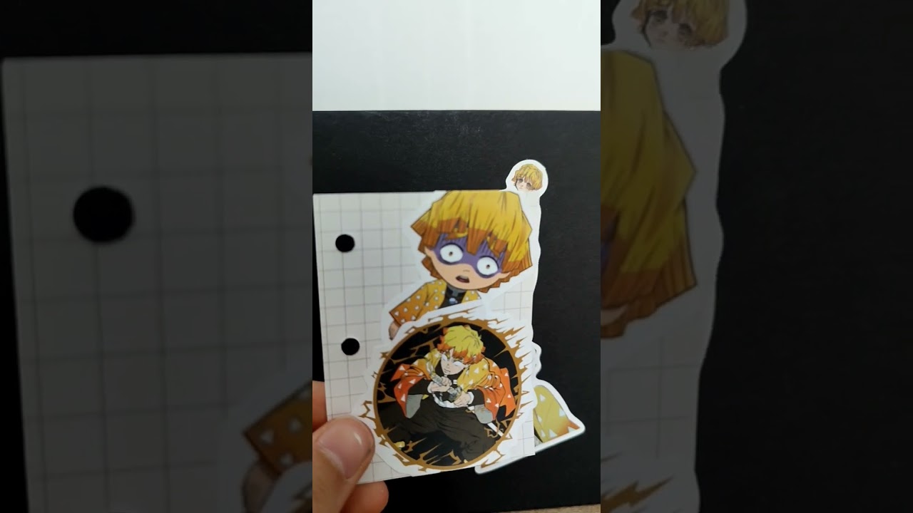 Demon slayer zenitsu stickers