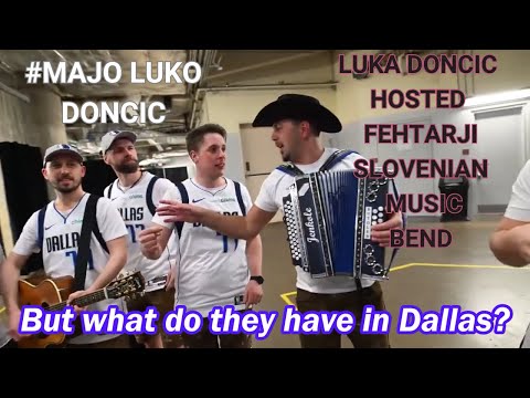 Luka Doncic hosts FEHTARJI at Dallas. Who sang it better - my son or Fehtarji? @Fehtarji