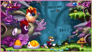 Rayman PS1 - Part 1 | Full Gameplay - Classic Platformer Adventure! 🐒🎮