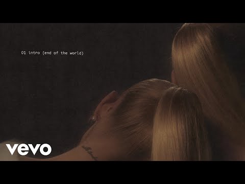 Ariana Grande - intro (end of the world) (lyric visualizer)