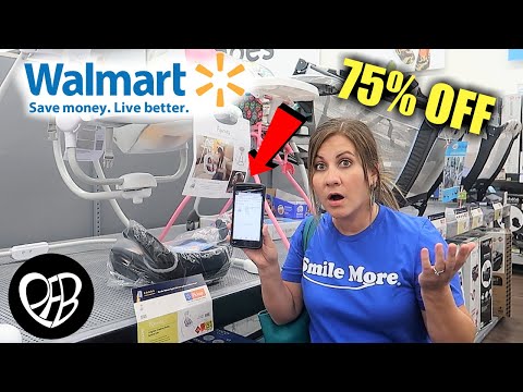 Part of a video titled Scanning Walmart Secret Hidden Clearance Deals | PHILLIPS FamBam